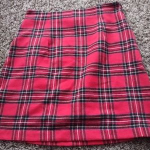 Plaid skirt